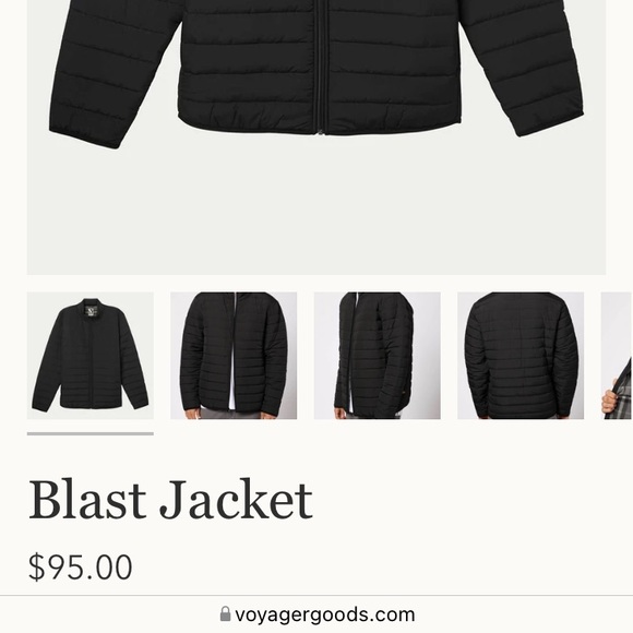 Voyager Mens Polar Fleece lined Puffer Jacket-NWT  Size XL - Picture 6 of 12